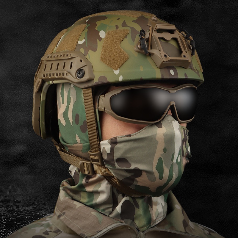 Simple Windproof WST Tactical Silicone Mask Headgear