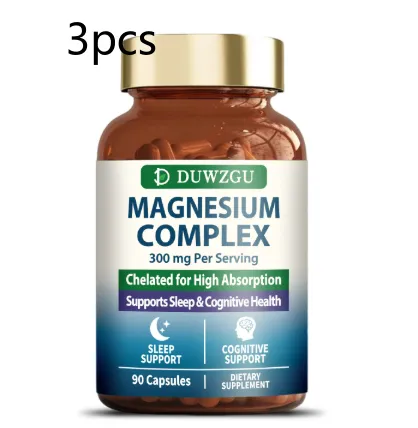 Best-selling Zinc Magnesium Complex Capsules 90 Capsules High Absorption - 3Pcs