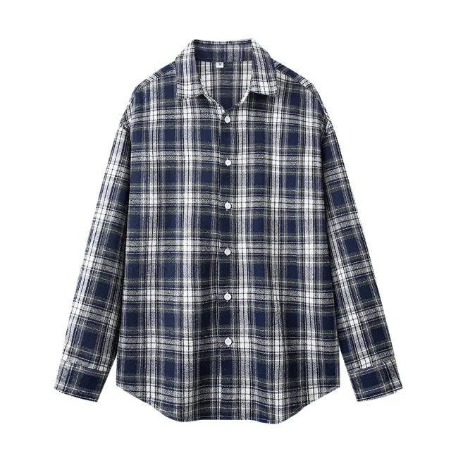 Men's Simple And Versatile Korean style Casual Shirt Dark Blue - Shop at LoveMi
