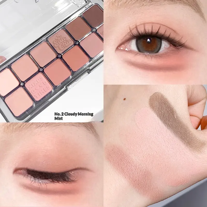 Mist Muse Twelve-Color Eyeshadow Palette Shimmer Sparkle