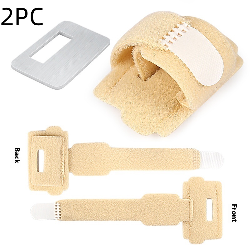 Toe Fixing Band Adjustable Aluminum Plate Stable Support Auxiliary