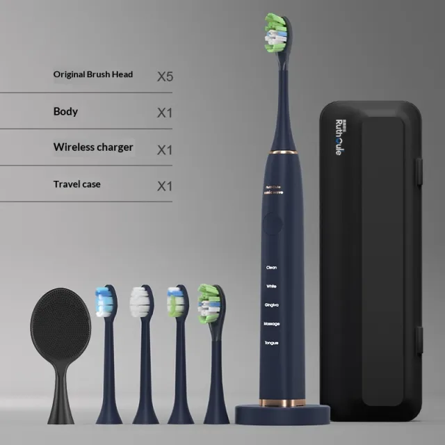 Full Automatic Electric Toothbrush Gift Box Sky Blue - Shop at LoveMi