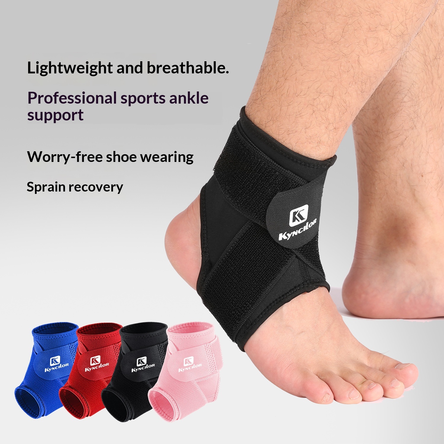 Running Fitness Compression Bandage Prevents Ankle Sprains