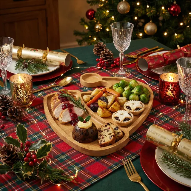 Creative Irregular Christmas Decorative Plates Christmas Hat - Shop at LoveMi