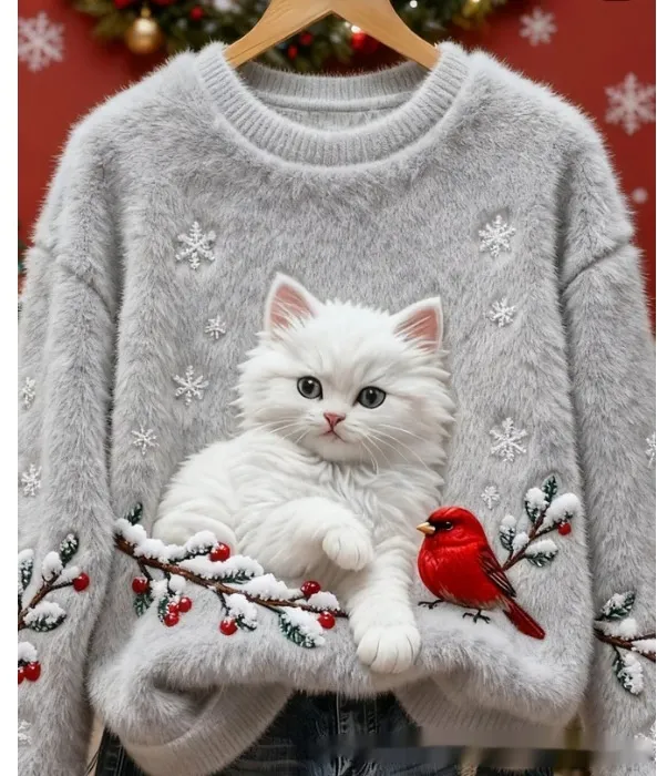 3D Digital Printed Flannel Sweatshirt Women Fhryl19 Xl - Shop at LoveMi