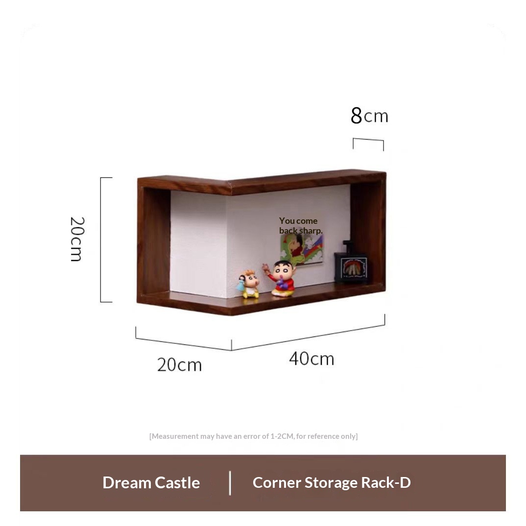 Wooden Corner Wall Shelf, picture 4 of 5