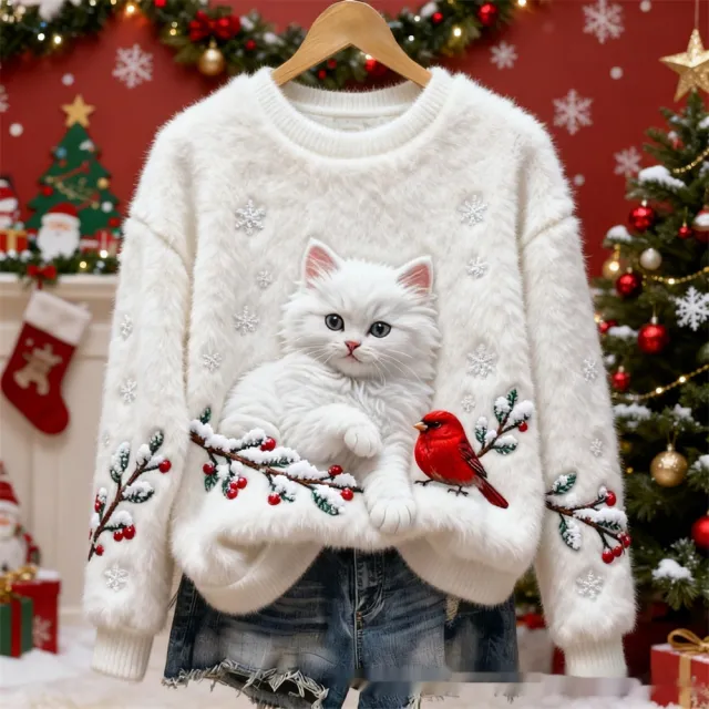 3D Digital Printed Flannel Sweatshirt Women Fhryl14 3Xl - Shop at LoveMi