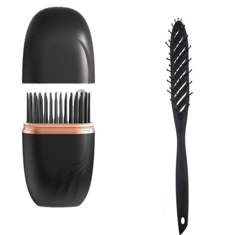Mini Hair Straightening Comb Wireless Charging Portable