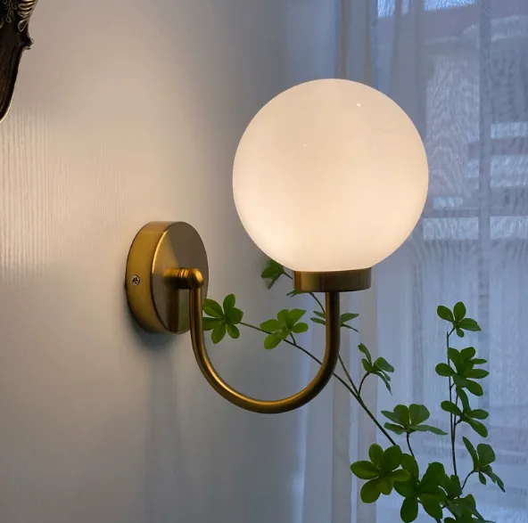 Nordic Wabi-Sabi Style Bedroom Magic Bean Lamp