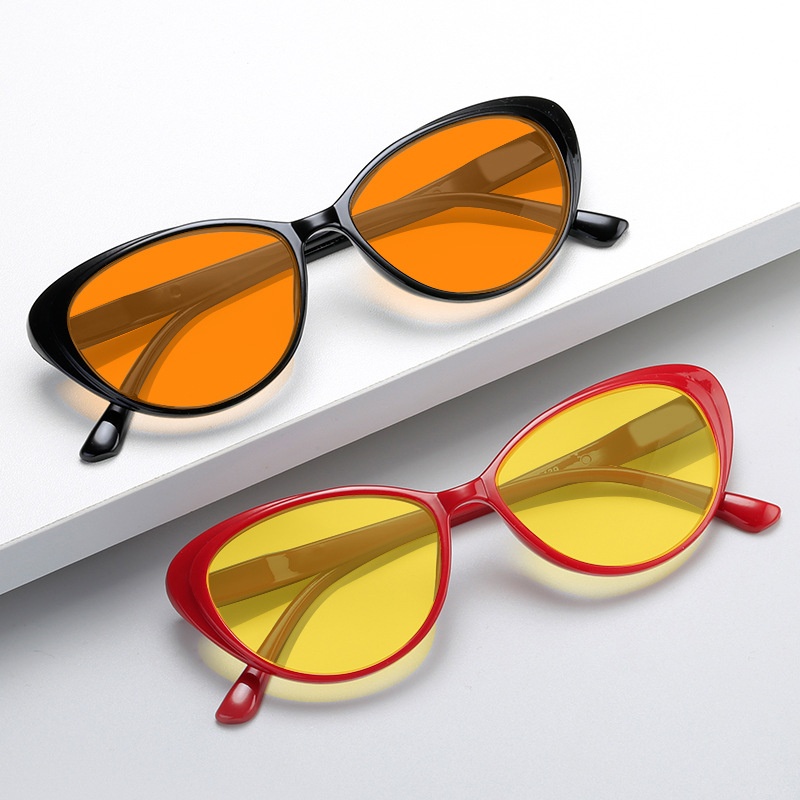 Retro Cat-eye Night Vision Blue Light Blocking Sunglasses For Men And Women