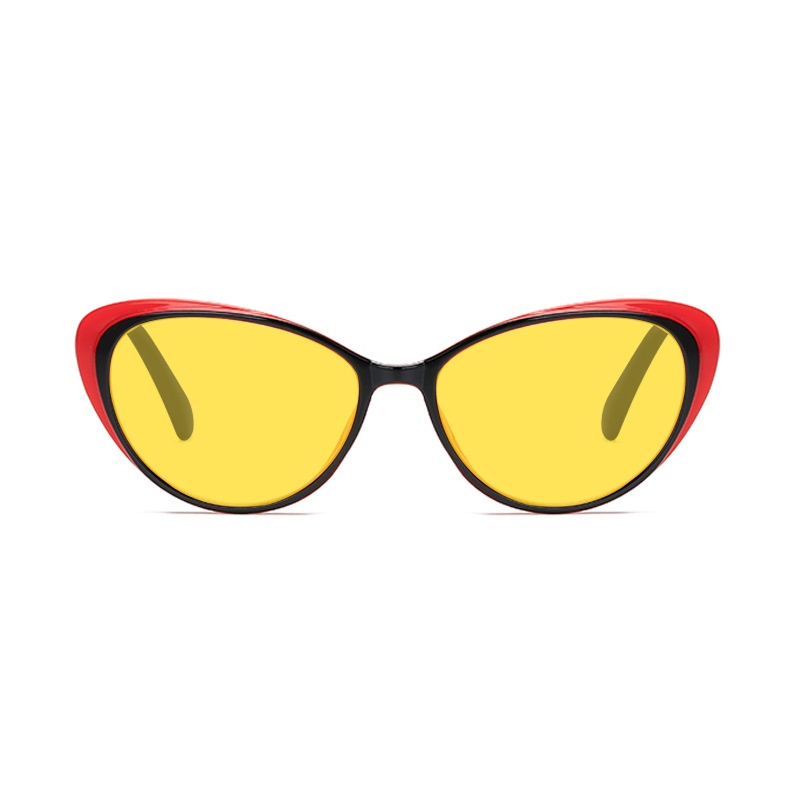 Retro Cat-eye Night Vision Blue Light Blocking Sunglasses For Men And Women