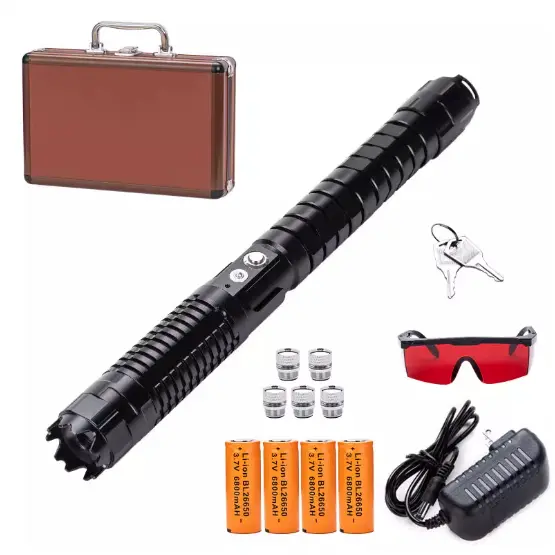 High-power Blue Laser Flashlight For Outdoor Long-distance Shooting
