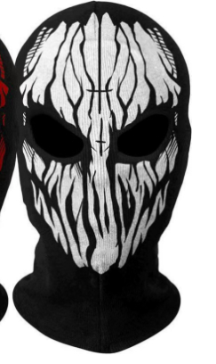 Cagoule crâne Halloween en polyester — 8 styles 12