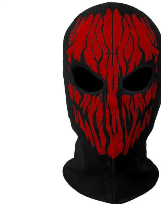 Cagoule crâne Halloween en polyester — 8 styles 15