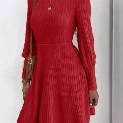 Elegant And Casual Women's Jumpsuit Short Skirt - Red - View 1