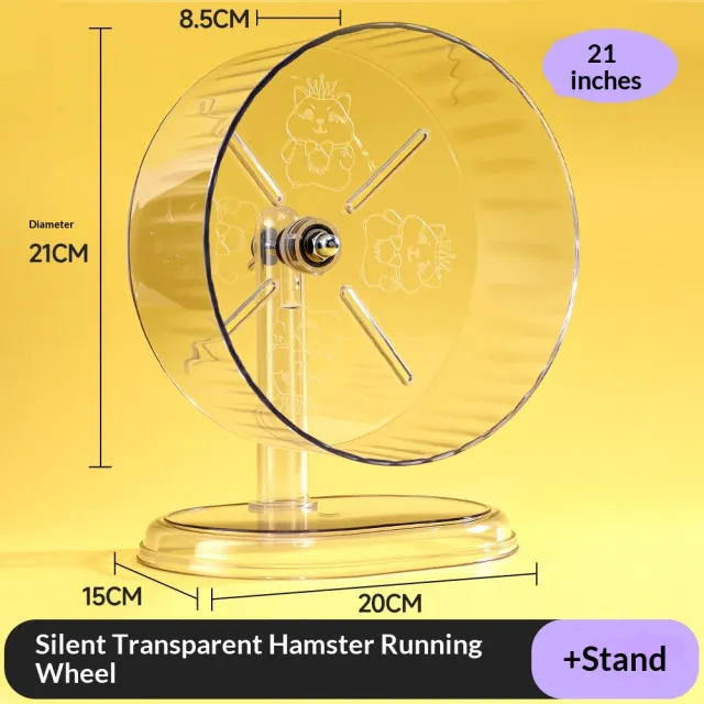 Hamster Running Wheel Silent Large size Exercise Running Wheel 21Cm - Shop at LoveMi