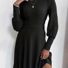 Elegant And Casual Women's Jumpsuit Short Skirt - Black - View 1