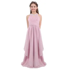 Chinese-style Princess Dress Girl Birthday Party Host - Pink - View 1