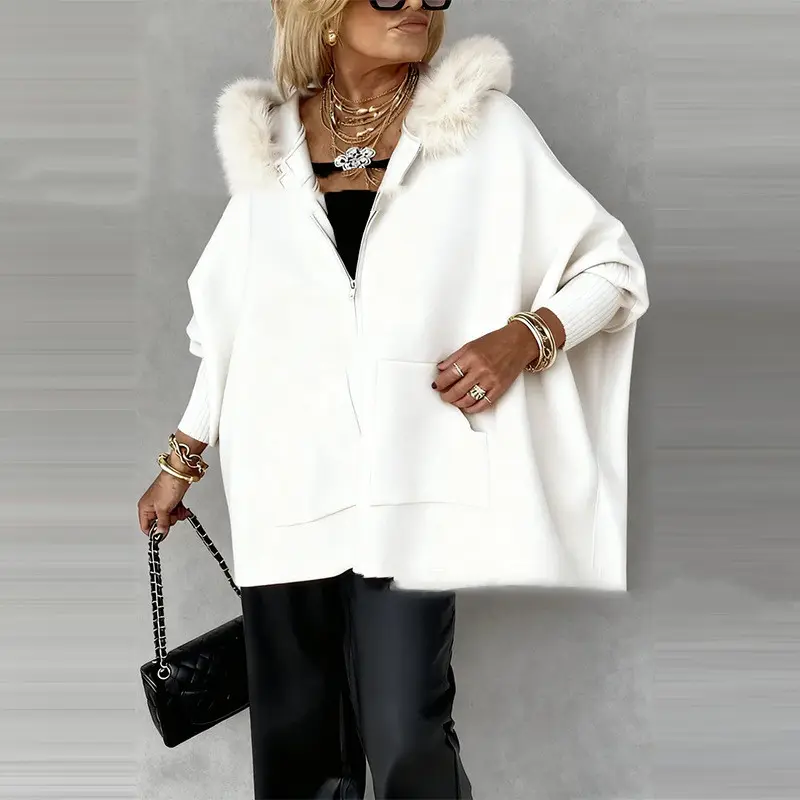 Fashionable Comfortable Casual Loose Hooded Jacket