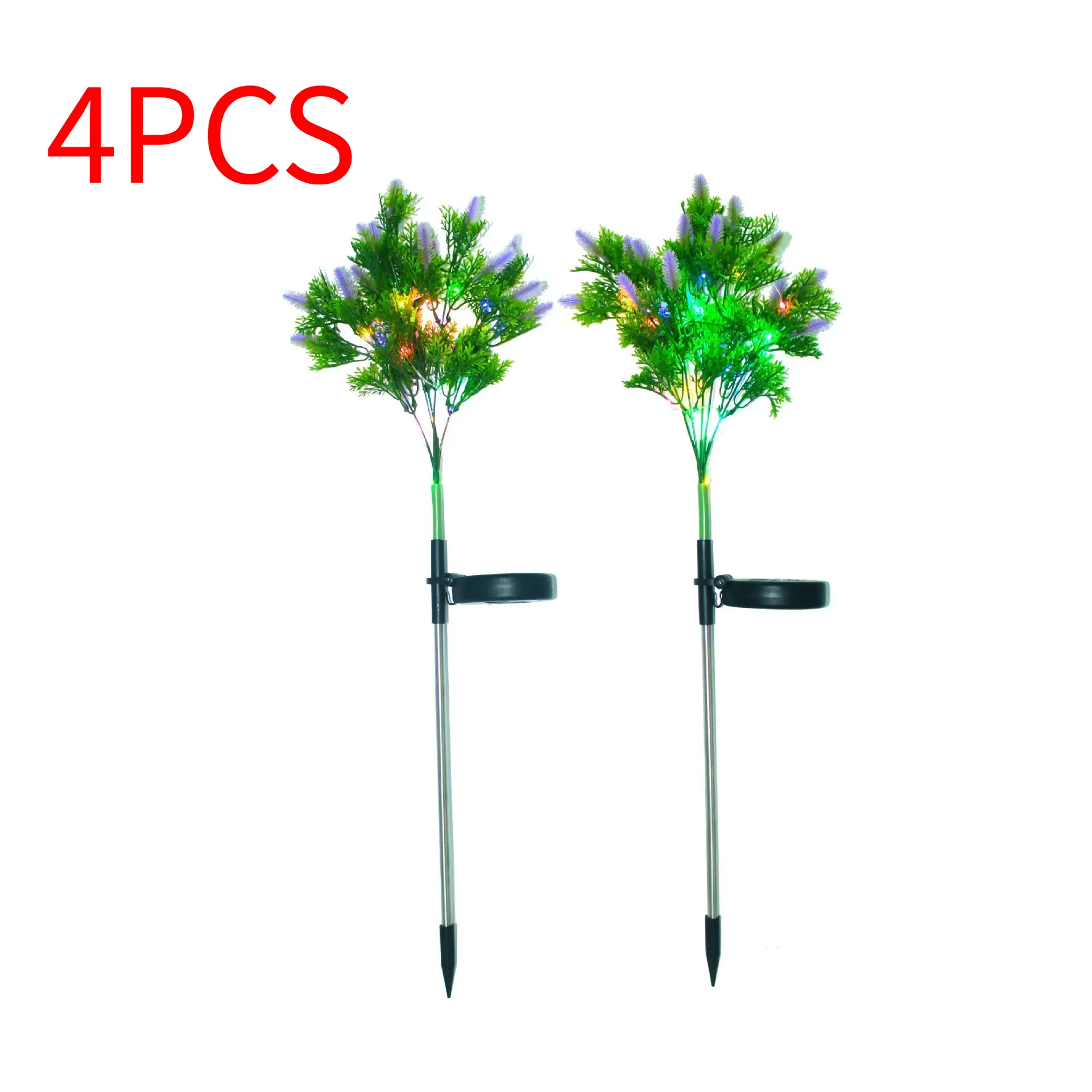 Led Solar Christmas Tree Ground Lamp