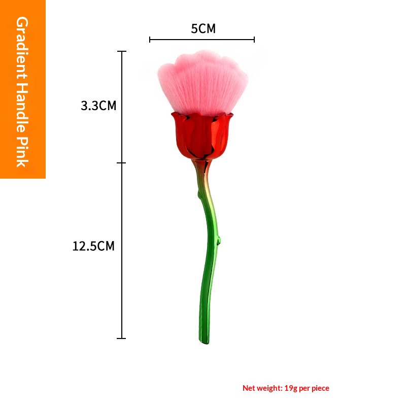 Rose Loose Powder Makeup Brush Beauty Tool 6