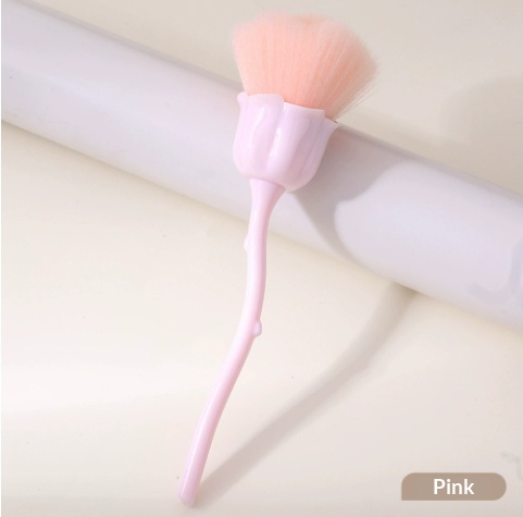 Rose Loose Powder Makeup Brush Beauty Tool 11