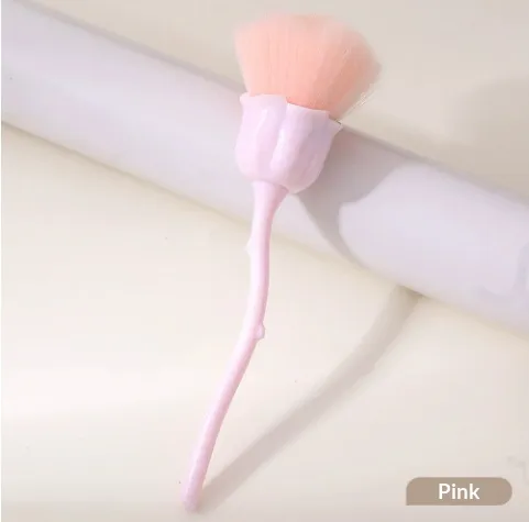 Rose Loose Powder Makeup Brush Beauty Tool - Pink