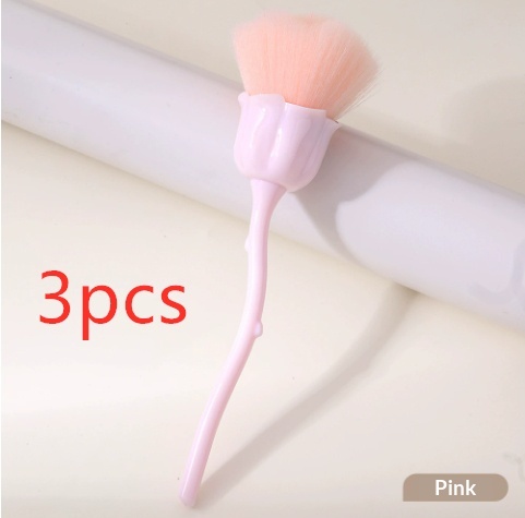 Rose Loose Powder Makeup Brush Beauty Tool 12
