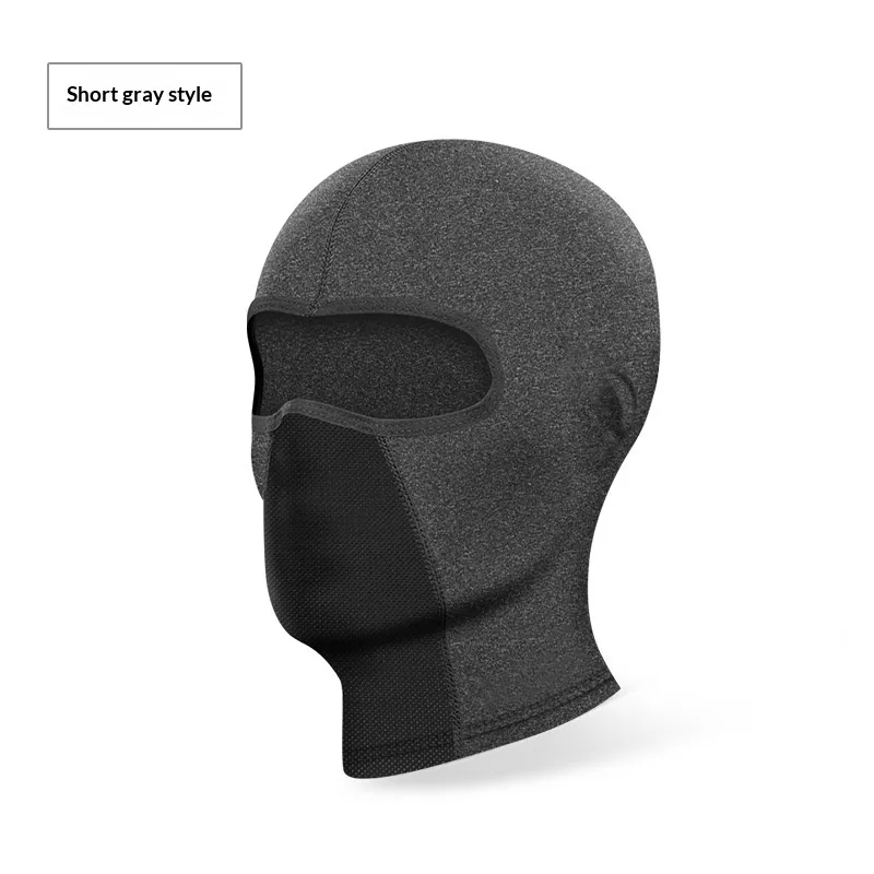 Summer Outdoor Cycling Sun Protection Helmet With Moisture-wicking Inner Head Cover - Short Grey