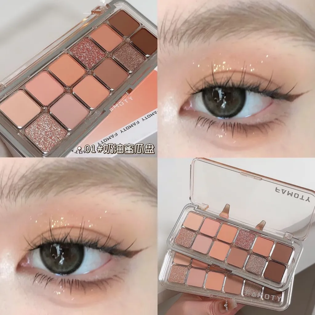 12-colour Eyeshadow Palette Versatile Earth Tones Shimmer Matte - 12G