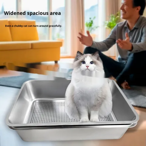 Leak-proof Sand Filtering Extra Large Detachable Toilet Open Cat