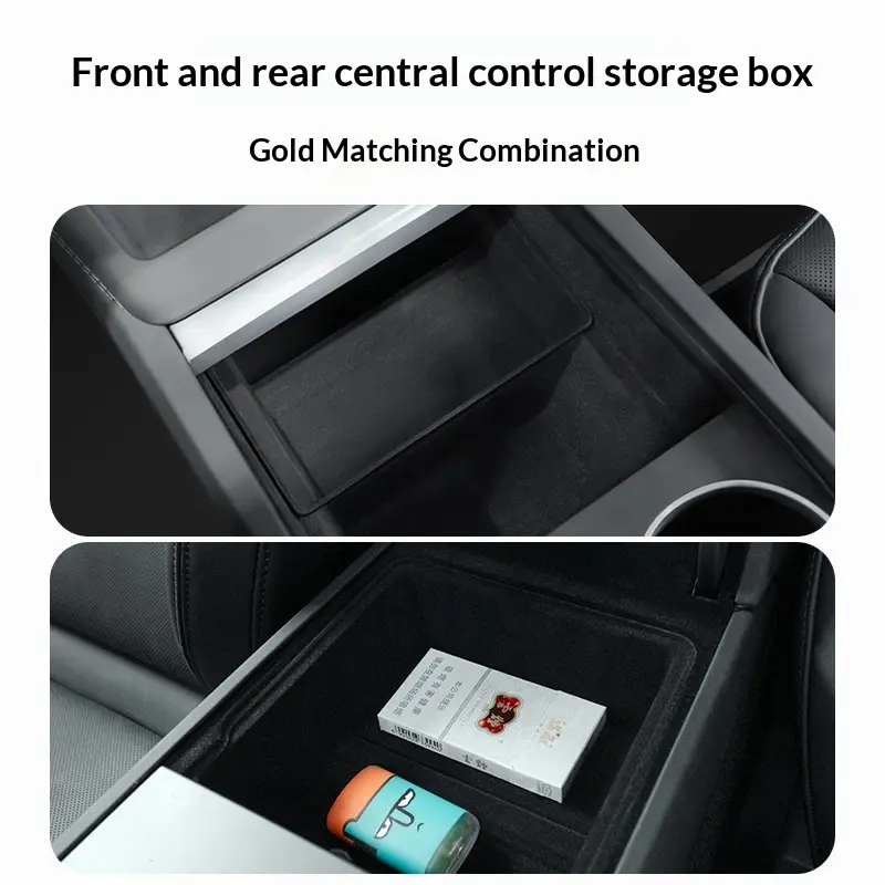 Applicable Tesla Refreshed Model 3 Y Center Console Storage Box