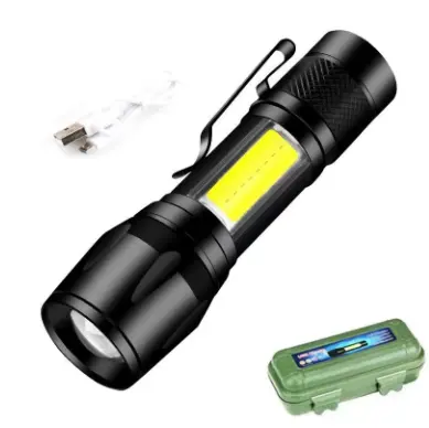 Mini Zoom Work Light Can Stretch LED Flashlight