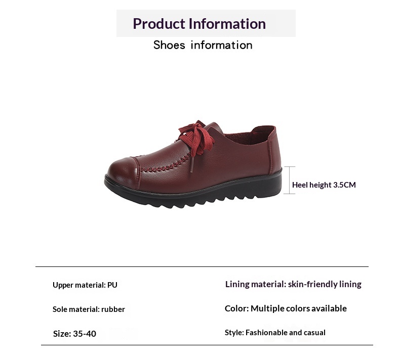 Women’s Black Flat Work Shoes