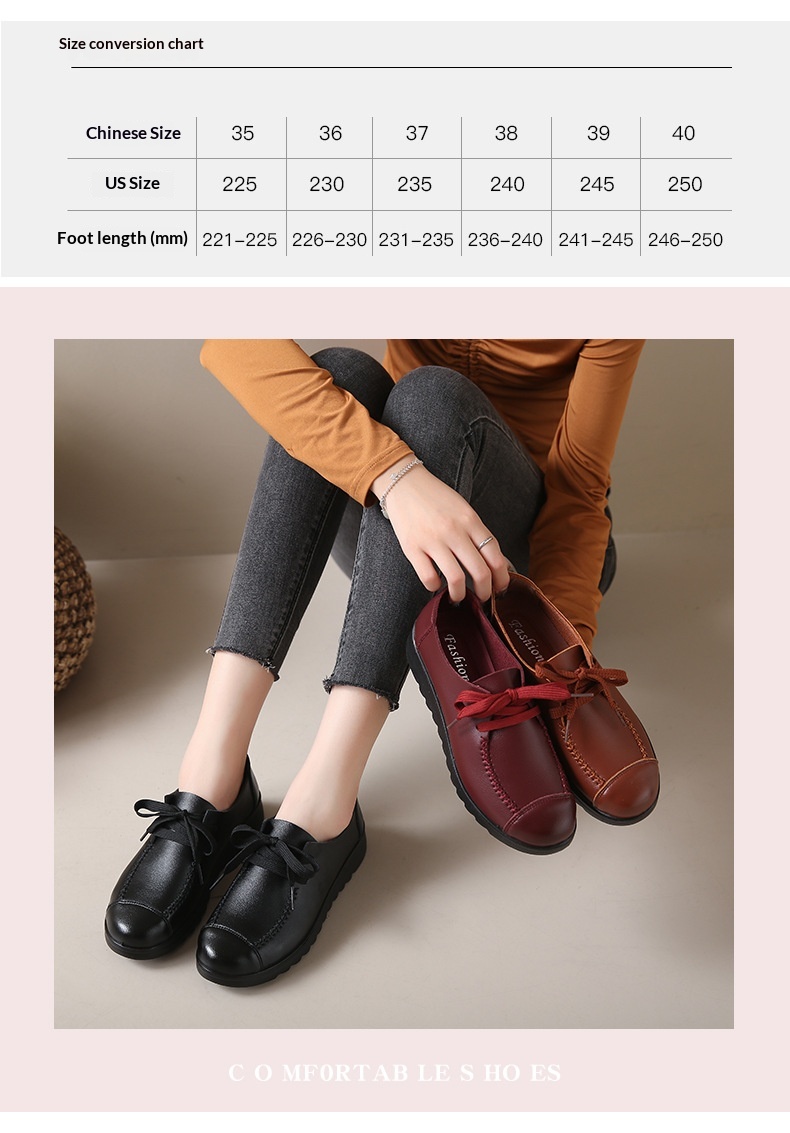 Women’s Black Flat Work Shoes