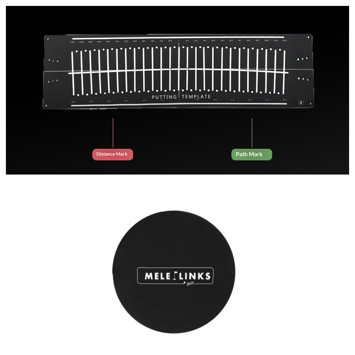 Golf Putting Practice Silicone Pad Putting Guide Track Pad - Image 4