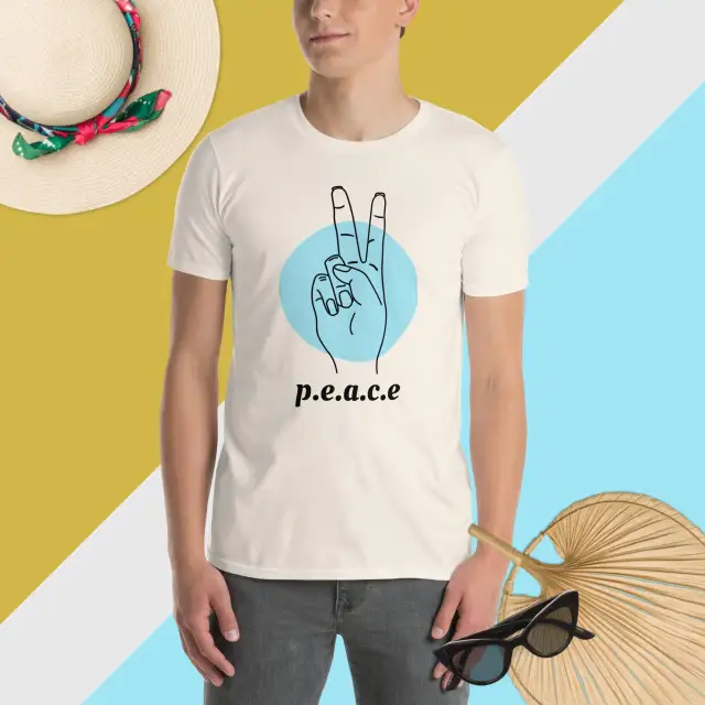 Summer Loose Short Sleeves T shirt Men's And Women's Round Neck Picture Style - Shop at LoveMi