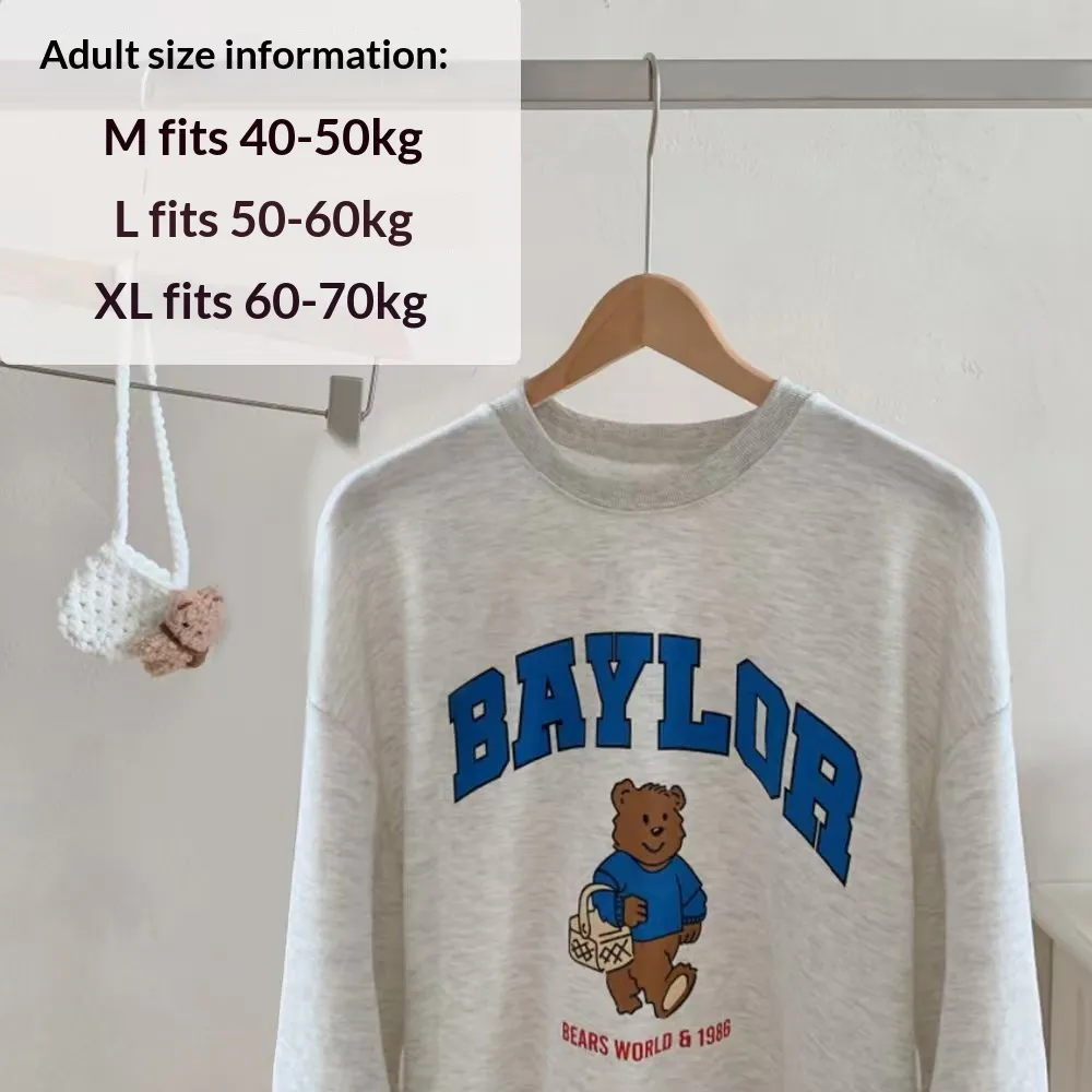 Autumn And Winter Parent-child Pet Clothing Dog Clothes And Supplies Fleece-lined - Adult Grey