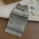Gray Fair Isle Pattern