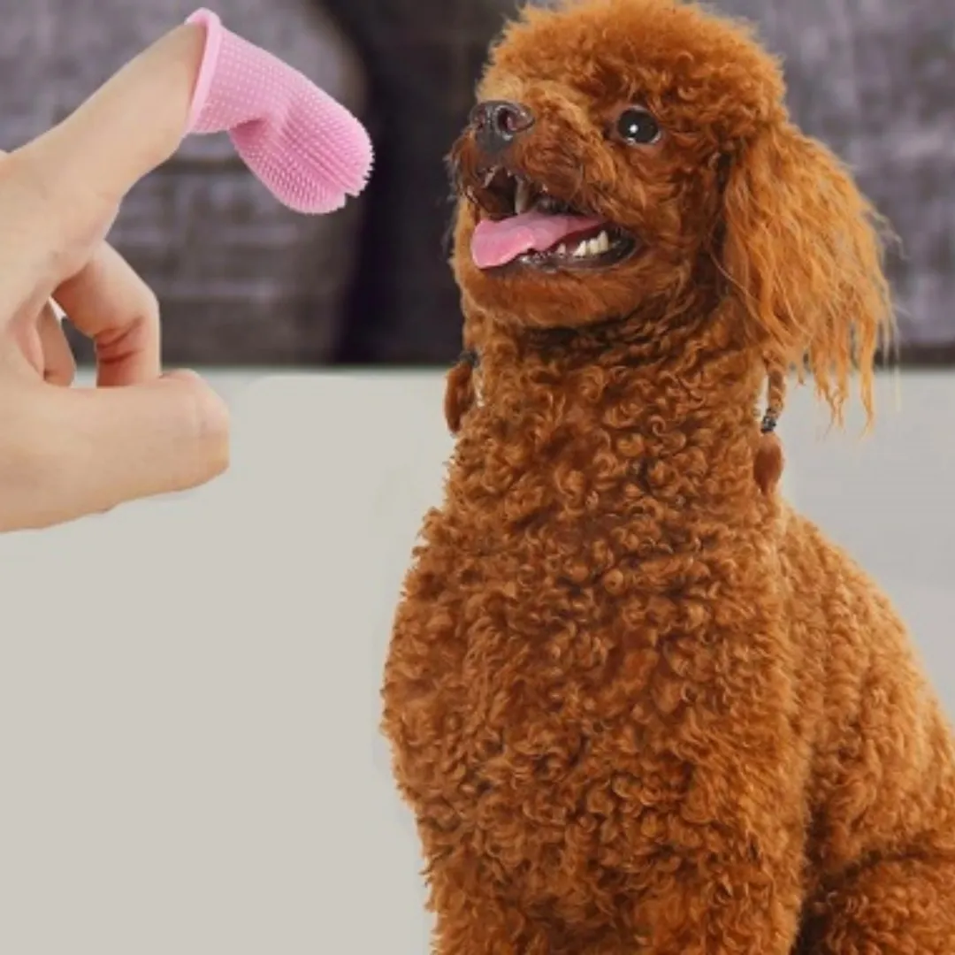 360-degree Silicone Finger Toothbrush