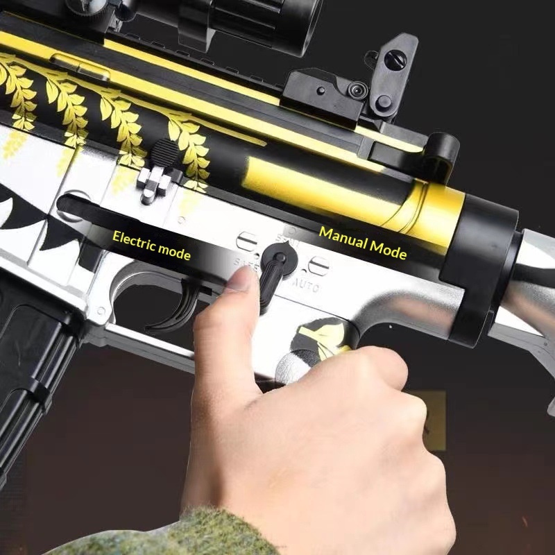 Pistolet Jouet Électrique AK47 — Modèle Automatique Rechargeable USB 3