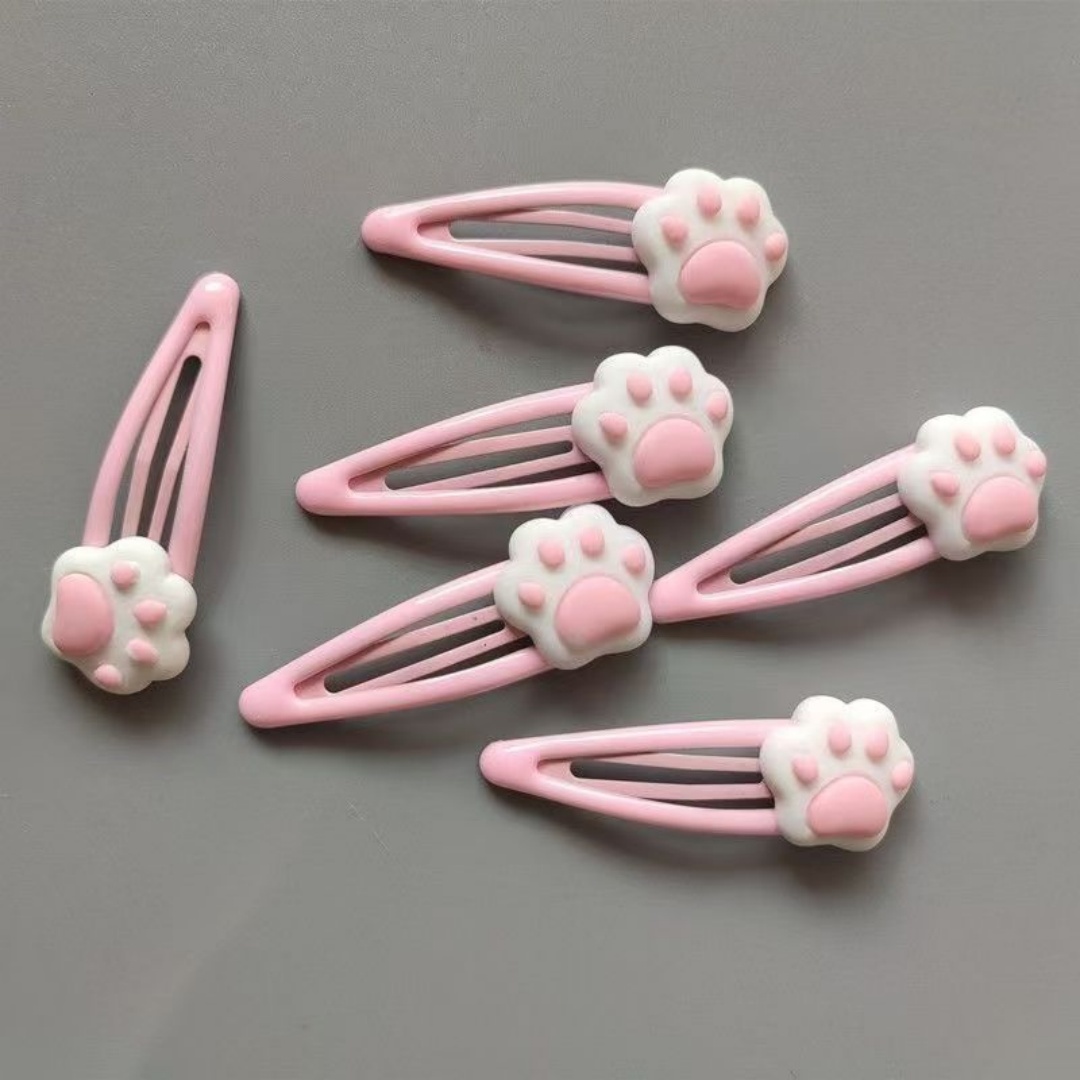 Female Fashion Cute Cartoon Cat Claw Hair Clip