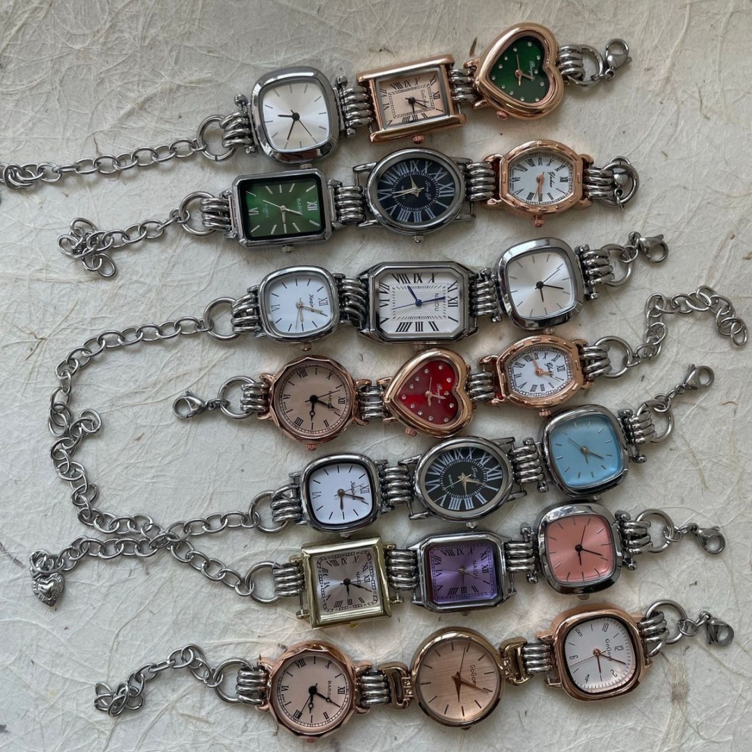 Niche Watches Clocks Bracelets Punk Vintage Retro Style
