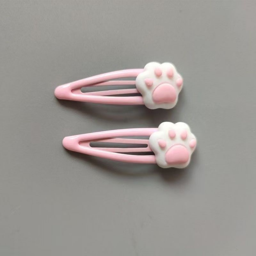 Female Fashion Cute Cartoon Cat Claw Hair Clip 5