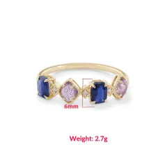 Raspberry Fruit Peridot Adjustable Ladies Ring - Gold - View 1