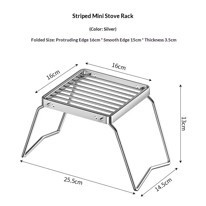 Foldable Portable Stainless Steel Outdoor Grill Head Stand