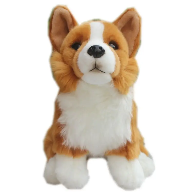 Simulated Corgi Dog Puppy Doll Plush Toy