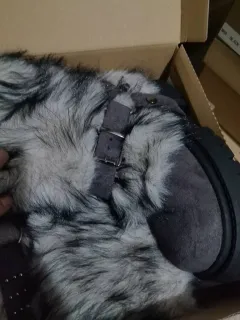 Winter Warm Furry Anti-slip Snow Boots For Women - Black - View 1
