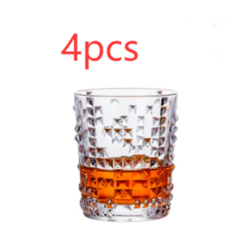 Online Celebrity Cafe Juice Cocktail Glass - 1 Cup Short 4Pcs