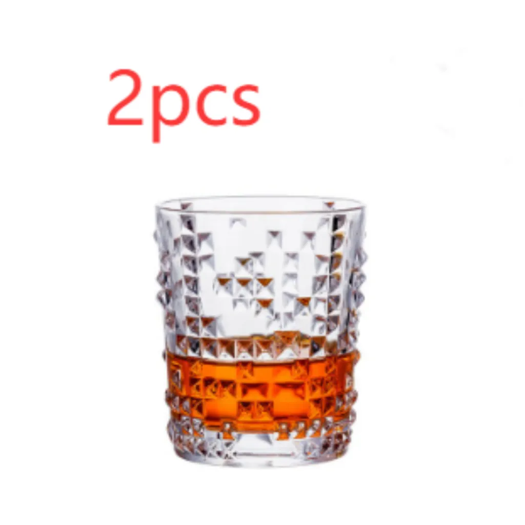 Online Celebrity Cafe Juice Cocktail Glass - 1 Cup Short 2Pcs